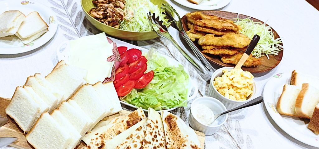 セルフサンドイッチパーティーで準備した食材
