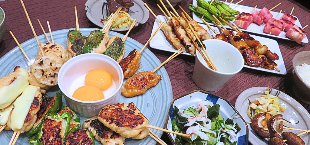 業務スーパーの焼き鳥で焼き鳥パーティー