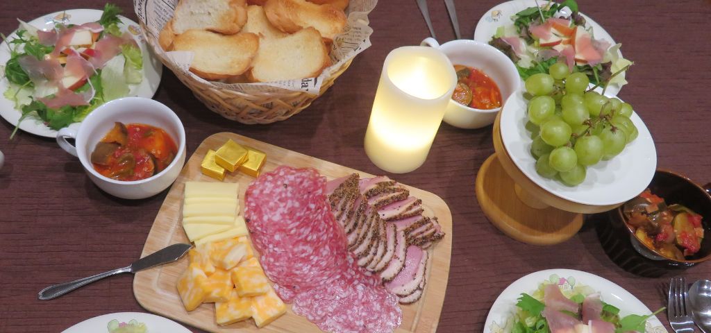 ドイツの晩ごはん風に作った料理