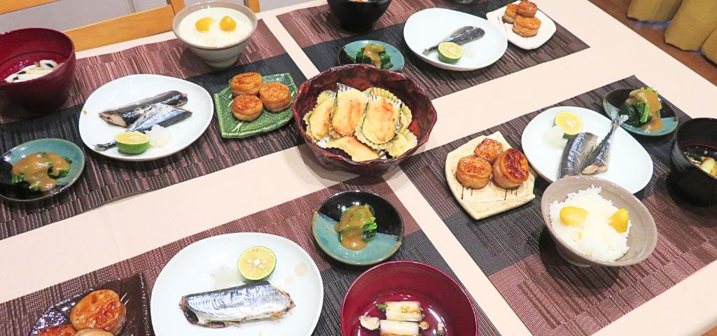 秋のおもてなし和食で作った料理たち