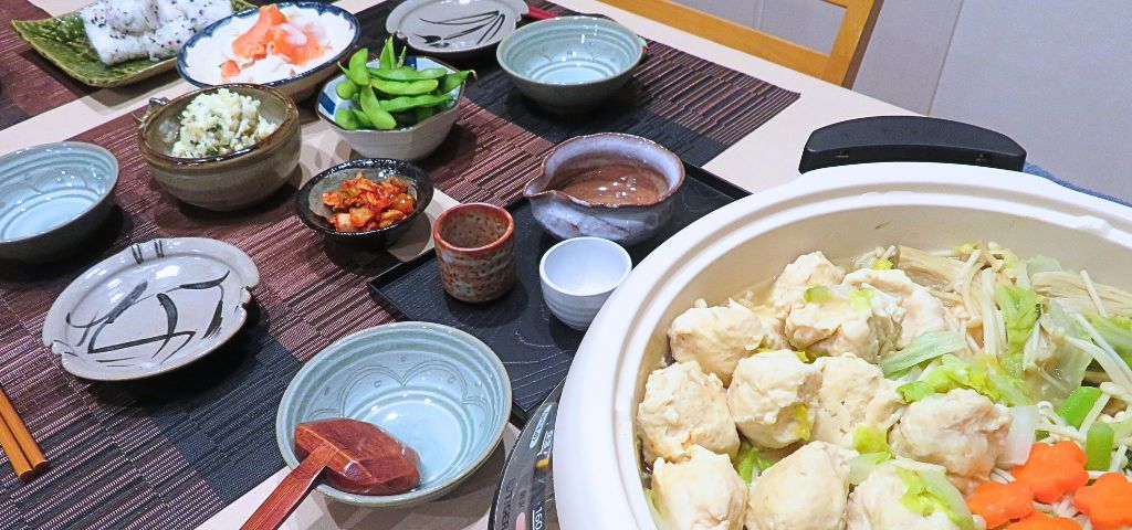 鶏団子鍋でおうち忘年会