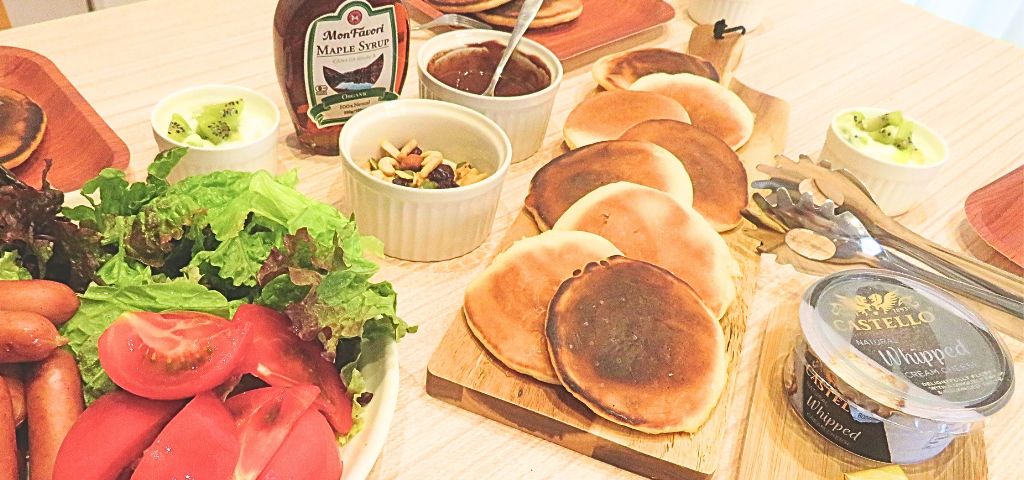 パンケーキのブランチパーティー