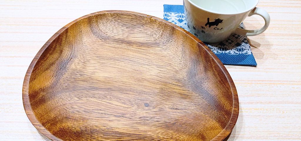 和風ハンバーグランチを乗せたワンプレートコーデ