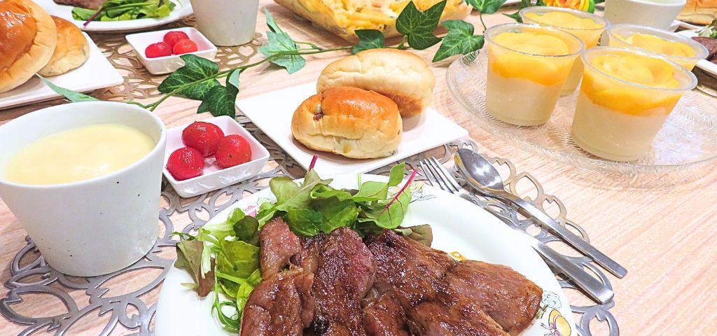 父の日の自宅パーティーでステーキとヴィシソワーズの献立を作りました