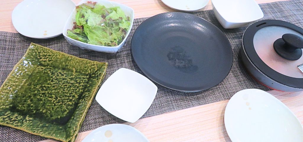 韓国風おうち焼き肉のテーブルコーディネート