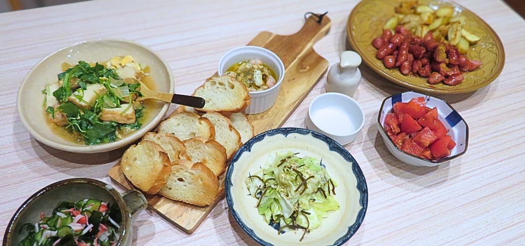 7種類の「冷蔵庫にある食材でぱっと作れる」レシピのおもてなし献立
