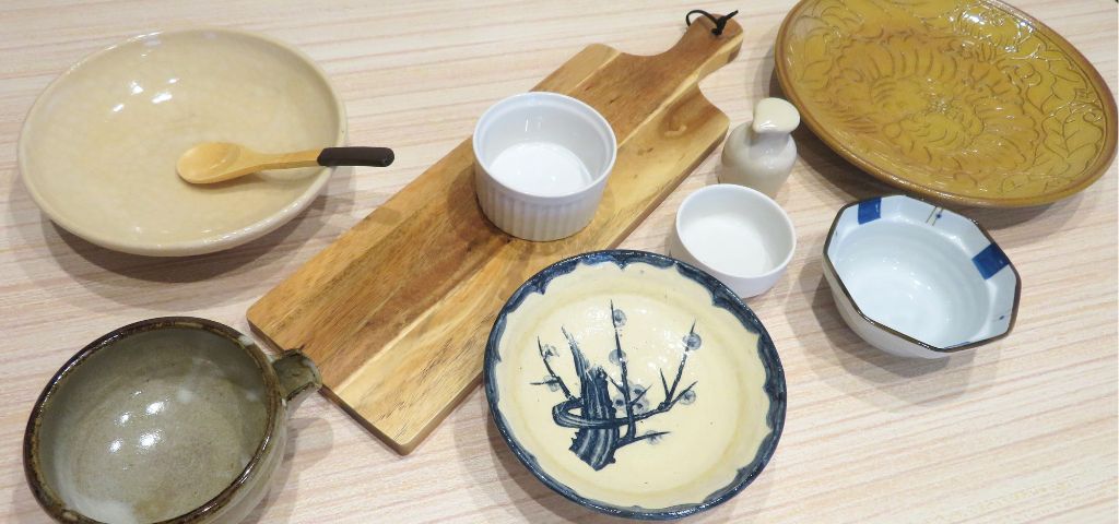 おつまみメインのおもてなし献立で使った器たち