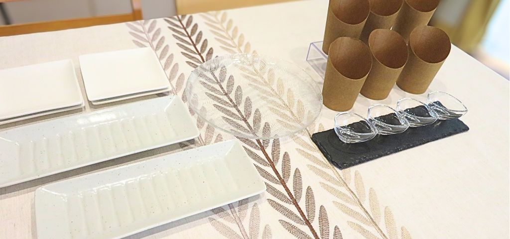 お惣菜だけのパーティーで使った器たち