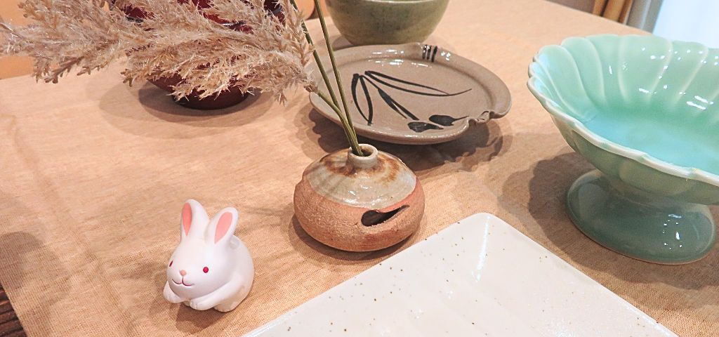お月見用のテーブル小物