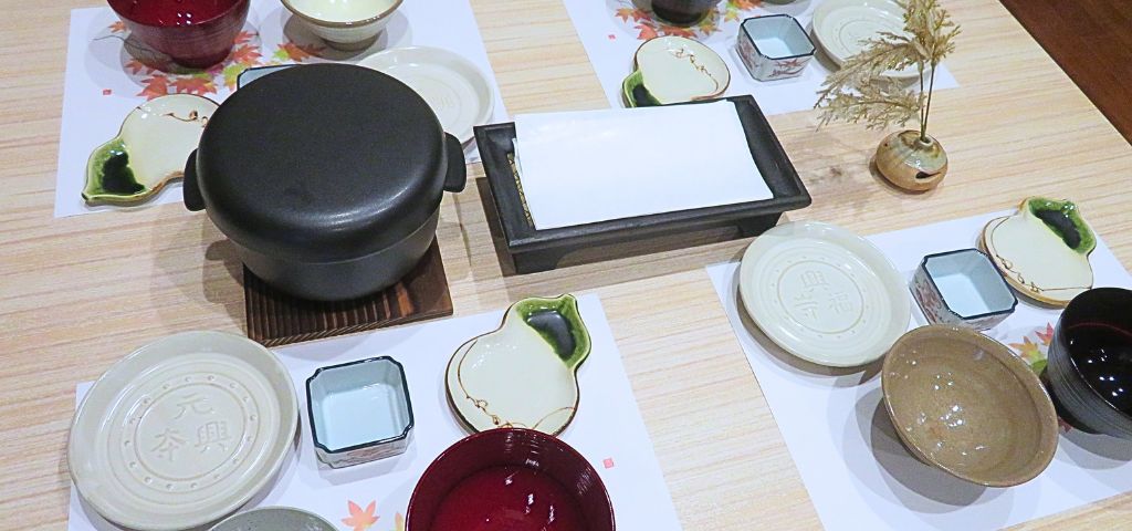 秋のおもてなしで使った和食器