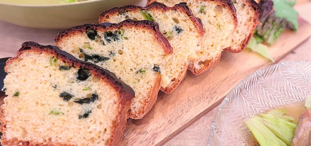 ケークサレの盛り付け