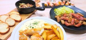 バル風のふたり晩酌コーデ