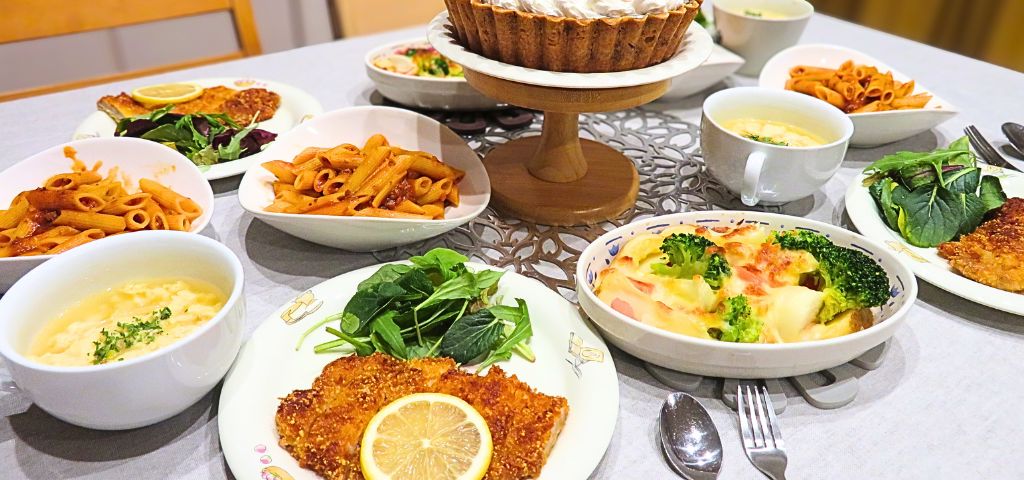 8歳の誕生日晩ごはん　イタリアンディナー