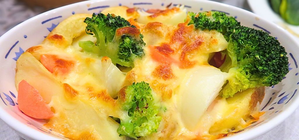 野菜のオーブンチーズ焼き