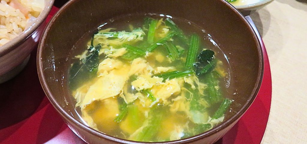 ほうれん草のかきたま汁