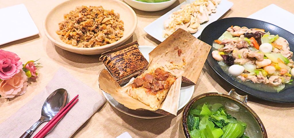 作り置きの5品で中華の晩ごはん