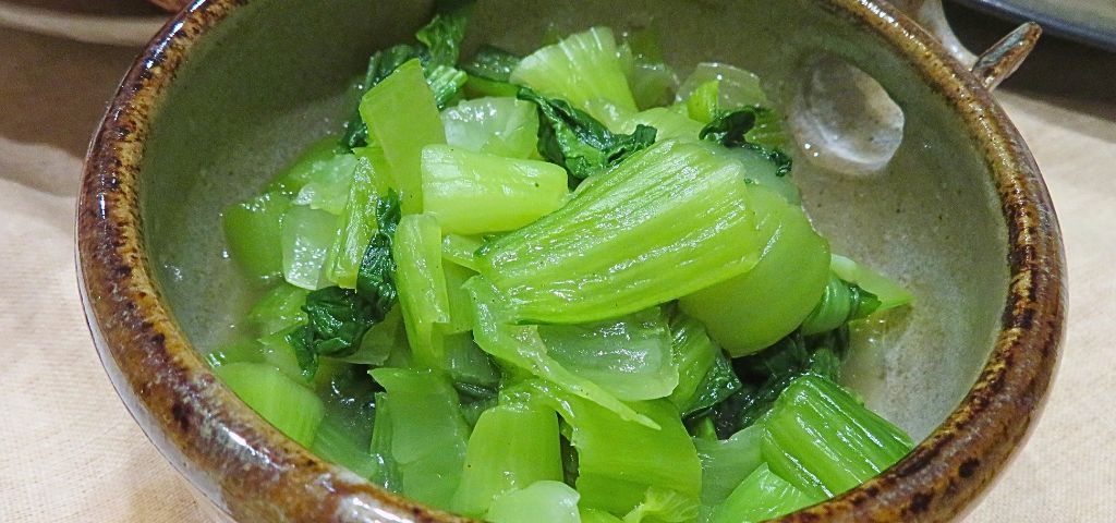 チンゲンサイの中華風おひたし