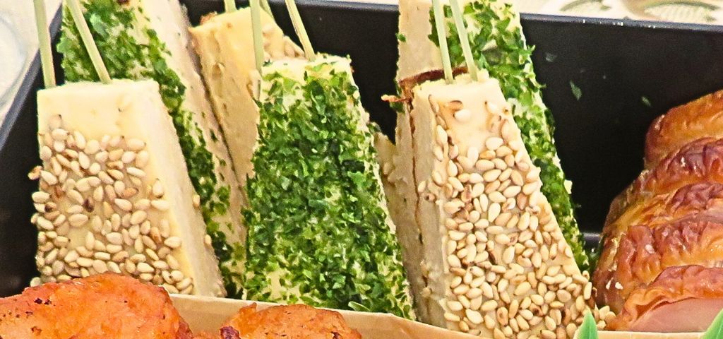 松風焼の盛り付け