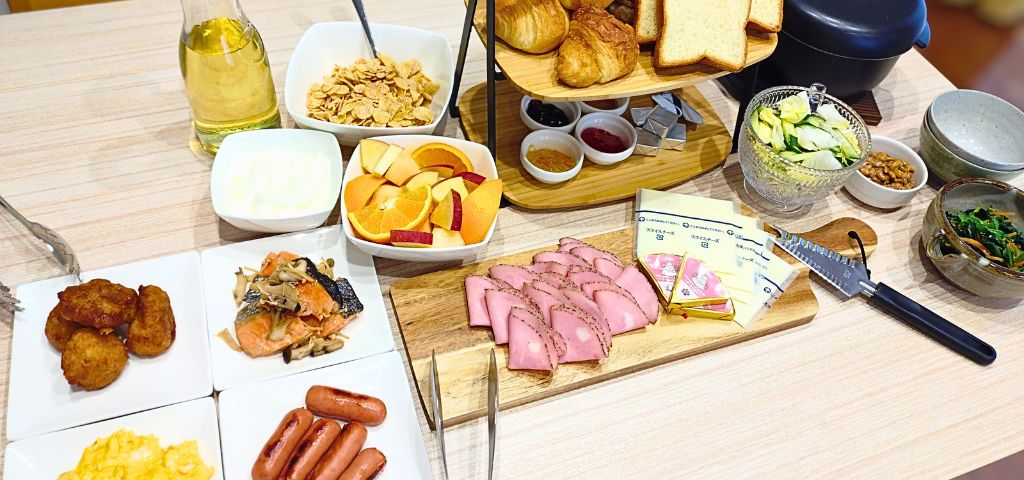 おうちで朝ごはんバイキングを作りました