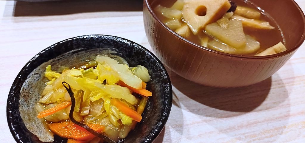 恵方巻の献立で野菜を意識した副菜