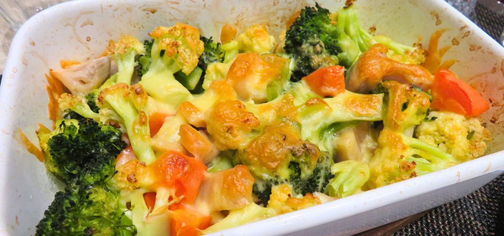 野菜のオーブンチーズ焼き