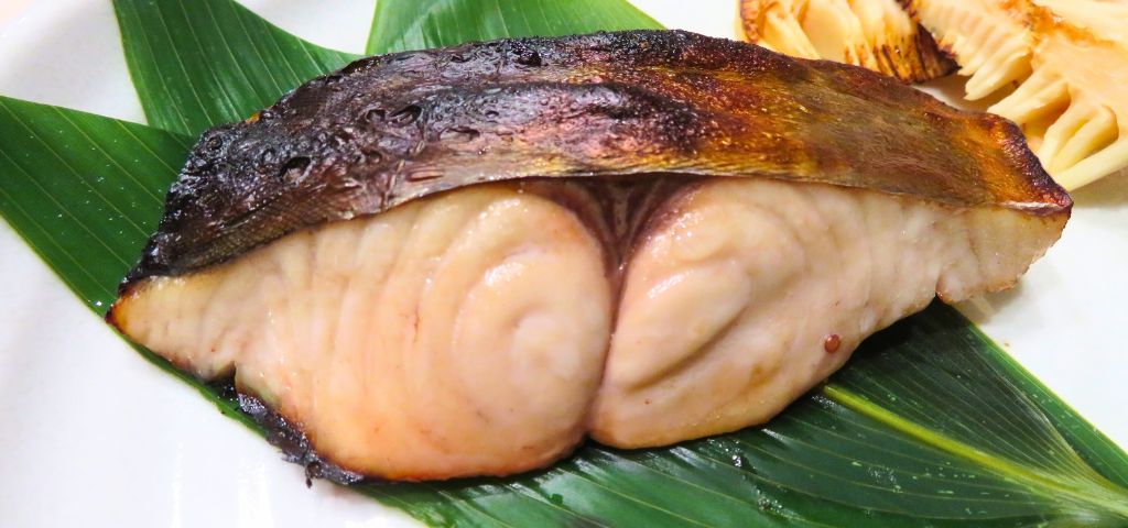 鰆の幽庵焼き盛り付け