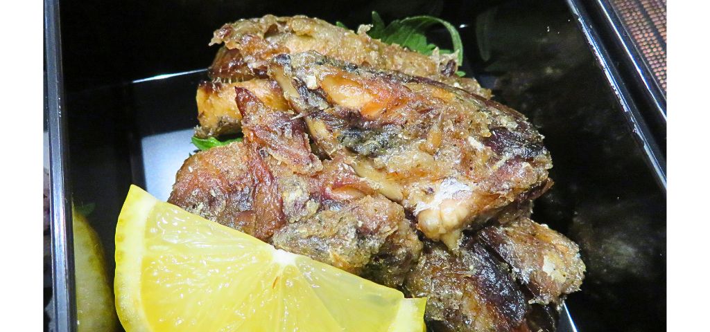 サバ缶で作ったお手軽竜田揚げ