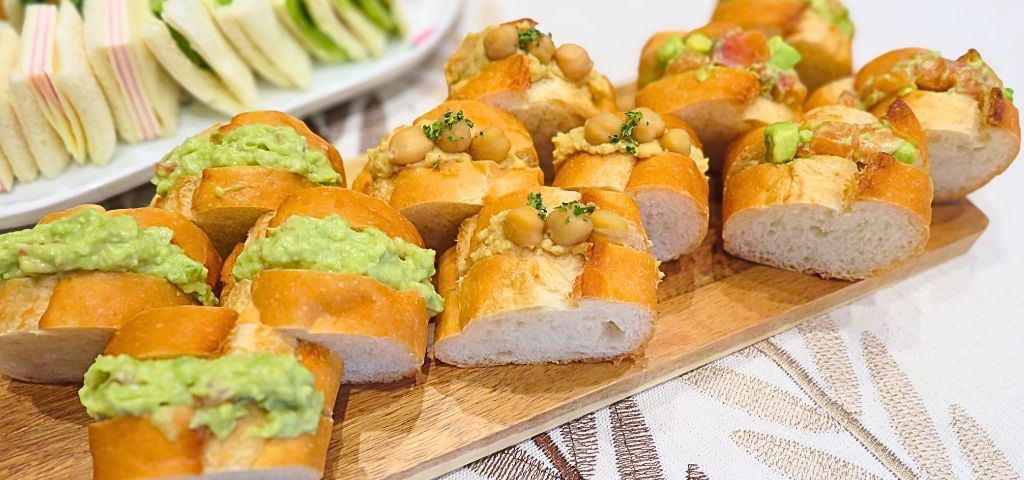 3種のバゲットサンド