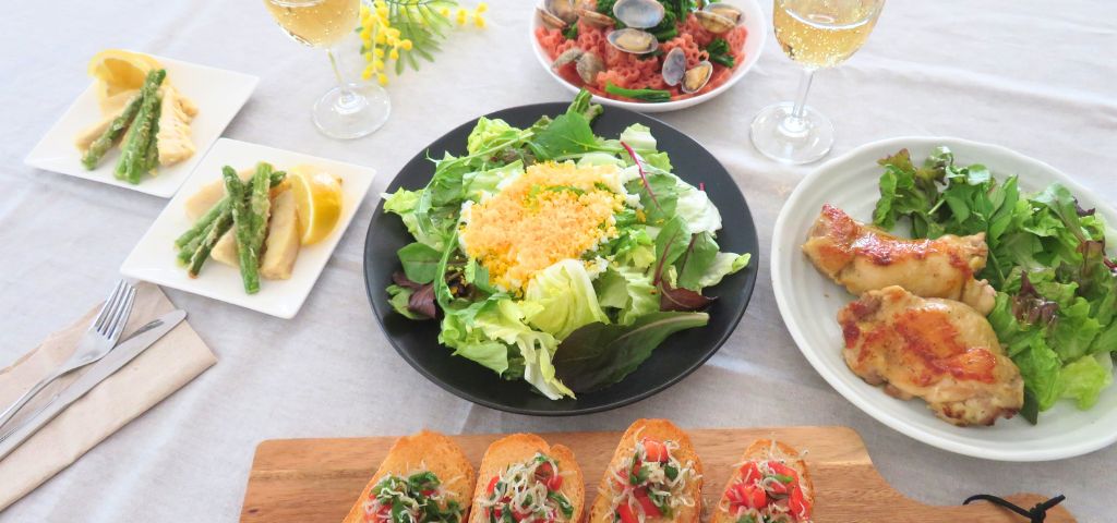 春のおもてなし献立洋風編