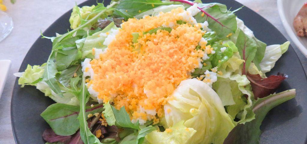 春のおもてなし献立にミモザサラダは欠かせません