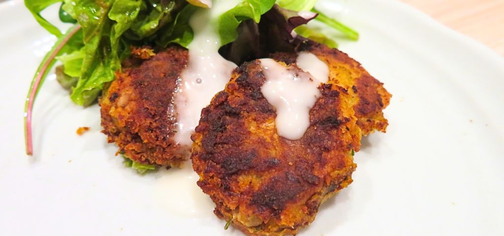 ひよこ豆のコロッケ