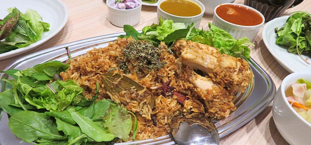 ビリヤニの献立　子供も食べやすくてビリヤニが引き立つ副菜