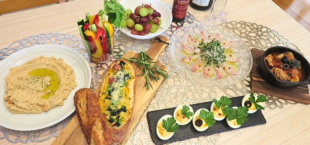 簡単に作れるパーティーレシピの5品でブランチ