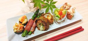 初夏の5つのおつまみをワンプレートに