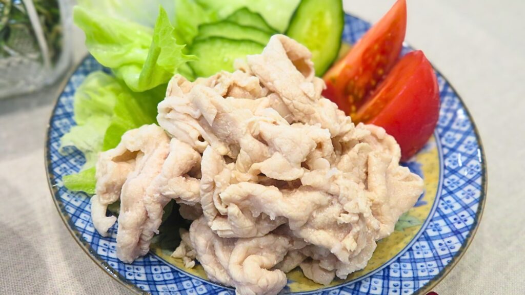 冷しゃぶの献立:冷しゃぶサラダ