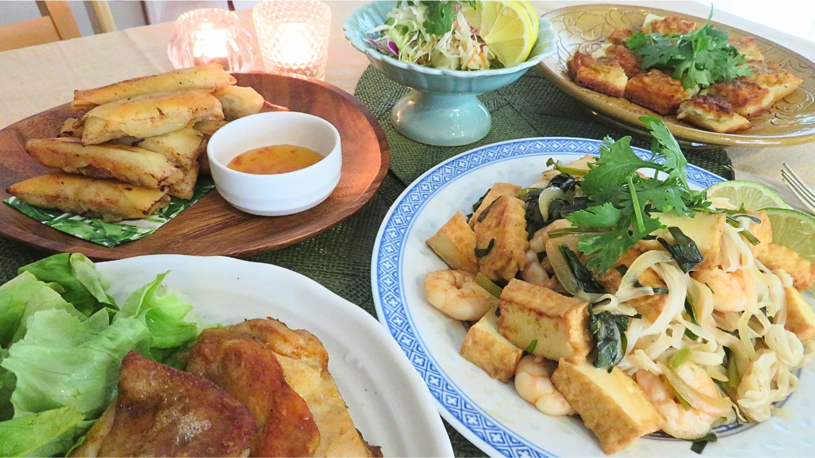 東南アジアのお料理5品でエスニック晩ごはん