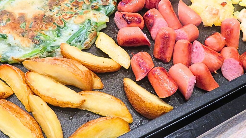子供が喜ぶホットプレートパーティー：カリーブルスト