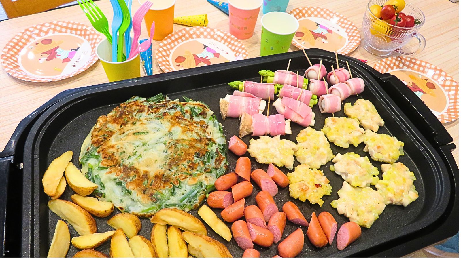子供が喜ぶホットプレートパーティー
