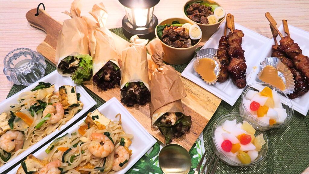 アジアの夜の屋台風おうち夏祭り