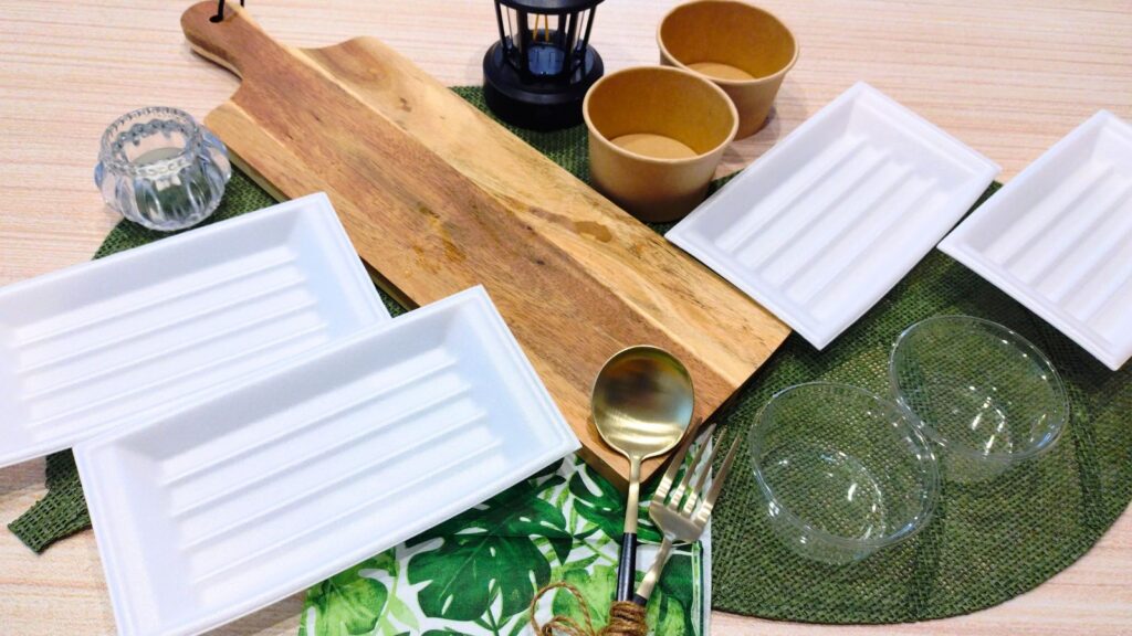 エスニック風おうち縁日で使った100均グッズ