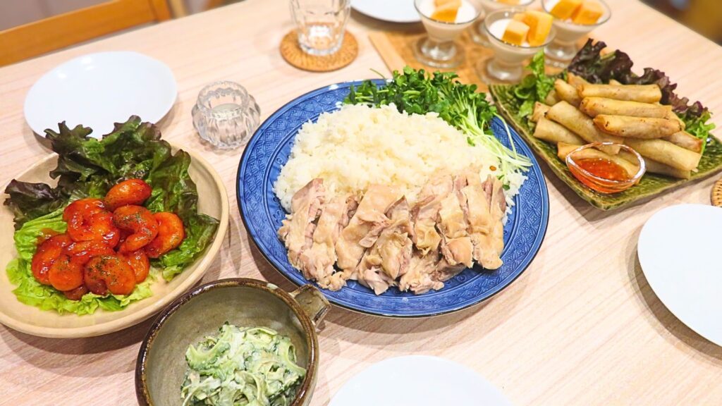 カオマンガイの献立：日本の食卓に合う晩ごはん