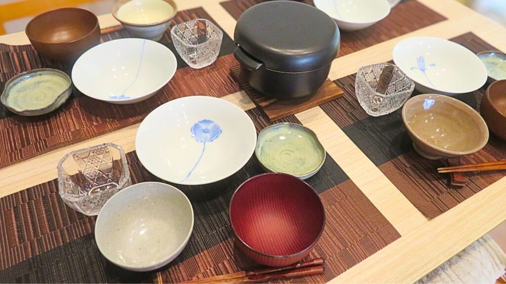 小学生がお手伝いできる晩ごはん:いつもの器で作るテーブルコーディネート