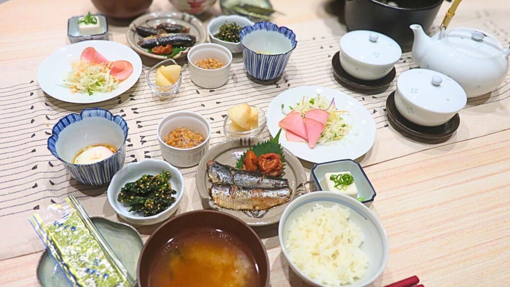旅館風の和朝食