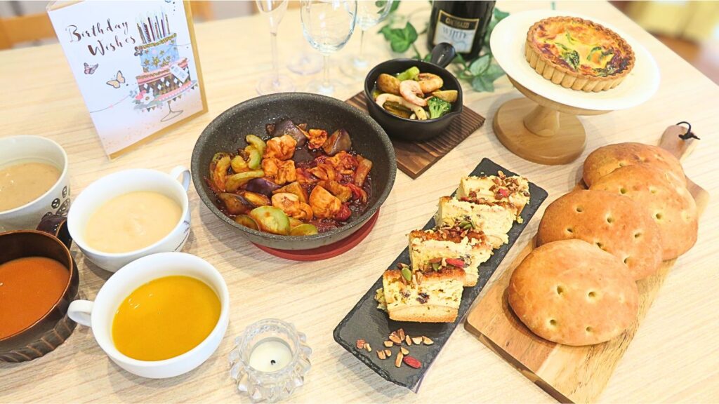 ママ自身の誕生日献立:無印良品縛りで作った豪華パーティー